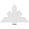 Ekena Millwork Redmond Architectural Grade PVC Gable Bracket, 36"W x 22 1/2"H x 6"D x 6"F, 15/12 Pitch GBP036X23X0606RED00 - alternate 5